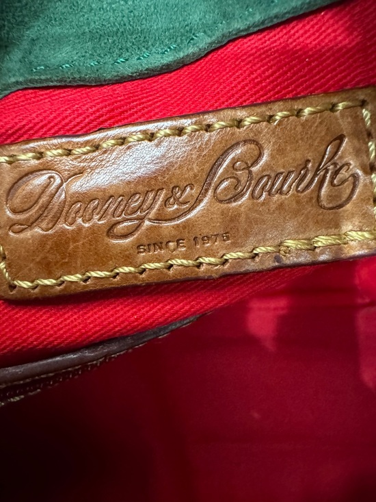 Dooney & Bourke Original Large Florentine Leather Satchel Natural - Picture 11 of 16